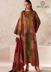 Winter Unstitched 3PCs Digital Printed Karandi Dress With Digital Printed Karandi Shawl RL-697