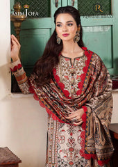 Winter Unstitched 3PCs Digital Printed Karandi Dress With Digital Printed Karandi Shawl RL-700
