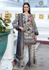 Winter Unstitched 3PCs Digital Printed Karandi Dress With Digital Printed Karandi Shawl RL-702
