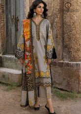 Winter Unstitched 3PCs Digital Printed Karandi Dress With Digital Printed Karandi Shawl RL-704