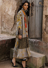 Winter Unstitched 3PCs Digital Printed Karandi Dress With Digital Printed Karandi Shawl RL-704