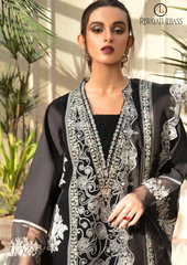 Summer Unstitched 3PC Lawn Embroidered Shirt With Organza Dupatta RL-126