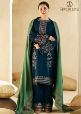 Summer Unstitched 3PCs Embroidered Lawn Dress With Diamond Dupatta RL-250
