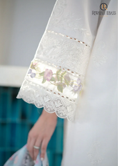 Summer Unstitched 3PCs Embroidered Lawn Dress With Monar Dupatta RL-209