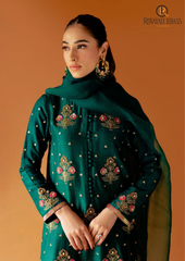 Summer Unstitched 3PCs Embroidered Lawn Dress With Organza Dupatta RL-218