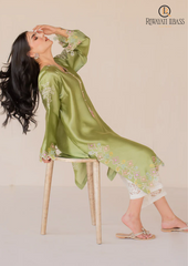 Summer Unstitched 3PCs Embroidered Lawn Dress With Chiffon Dupatta RL-220