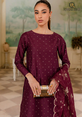 Summer Unstitched 3PCs Embroidered Lawn Dress With Diamond Monar Dupatta RL-221