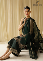 Summer Unstitched 3PCs Embroidered Lawn Dress with Monar Dupatta RL-222