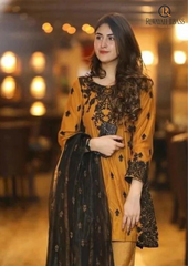 Summer Unstitched 3PCs Embroidered Lawn Dress With Organza Dupatta RL-225