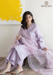 Summer Unstitched 3PCs Embroidered Lawn Dress With Monar Embroidered Dupatta RL-242