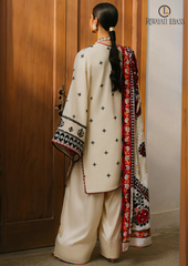 Summer Unstitched 3PCs Embroidered Lawn Dress With Printed Monar Dupatta RL-248