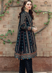 Summer Unstitched 3PCs Embroidered Lawn Dress With Diamond Dupatta RL-253