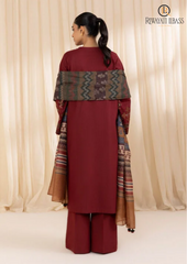 Summer Unstitcehd 3PCs Embroidered Lawn Dress With Organza Dupatta RL-254