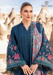 Summer Unstitched 3PCs Embroidered Lawn Dress With Diamond Monar Dupatta RL-262