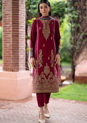 Summer Unstitched 3PCs Embroidered Lawn Dress With Diamond Monar Dupatta RL-263