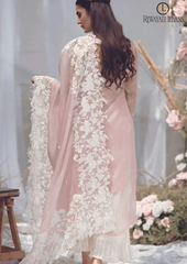 Summer Unstitched 3PCs Embroidered Lawn Dress With Embroidered Organza Dupatta RL-266