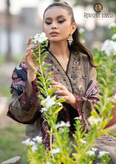 Winter Unstitched 3PCs Embroidered Dhanak Dress With Digital Printed Karandi Shawl RL-268