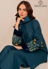 Summer Unstitched 3PCs Embroidered Lawn Dress With Diamond Dupatta RL-271