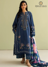 Summer Unstitched 3PCs Digital Printed Lawn Dress With Digital Printed Silk Dupatta RL-291