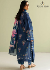 Summer Unstitched 3PCs Digital Printed Lawn Dress With Digital Printed Silk Dupatta RL-291