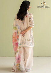 Summer Unstitched 3PCs Digital Printed Lawn Dress With Digital Printed Silk Dupatta RL-292