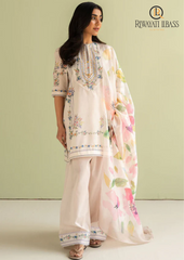 Summer Unstitched 3PCs Digital Printed Lawn Dress With Digital Printed Silk Dupatta RL-292