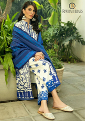 Summer Unstitched 3PCs Digital Printed Lawn Dress With Digital Printed Lawn Dupatta RL-293