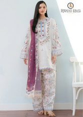 Summer Unstitched 3PCs Digital Printed Lawn Dress With Digital Printed Lawn Dupatta RL-294