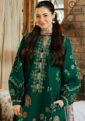 Summer Unstitched 3PCs Lawn Embroidered Dress With Diamond Dupatta RL-302