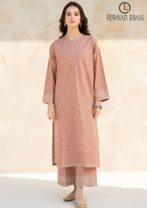 Summer Unstitched 2PCs Lawn Embroidered Dress RL-303