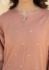 Summer Unstitched 2PCs Lawn Embroidered Dress RL-303