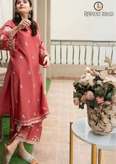 Summer Unstitched 2PCs Lawn Embroidered Dress RL-304