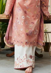 Summer Unstitched 3PCs Lawn Embroidered Dress With Diamond Dupatta RL-305