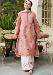 Summer Unstitched 3PCs Lawn Embroidered Dress With Diamond Dupatta RL-305