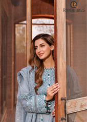 Summer Unstitched 3PCs Lawn Embroidered Dress With Diamond Dupatta RL-306