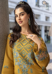 Summer Unstitched 3PCs Lawn Embroidered Dress With Diamond Dupatta RL-307