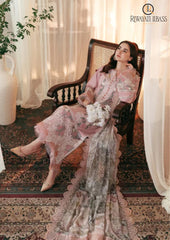 Summer Unstitched 3PCs Heavy Embroidered Lawn Dress With Digital Printed Chiffon Dupatta RL-315