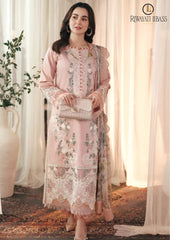 Summer Unstitched 3PCs Heavy Embroidered Lawn Dress With Digital Printed Chiffon Dupatta RL-315