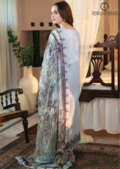 Summer Unstitched 3PCs Heavy Embroidered Lawn Dress With Digital Printed Chiffon Dupatta RL-316