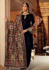Winter Unstitched 3PCs Embroidered Dress With Karandi Shawl RL-566