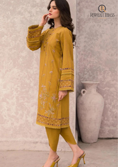 Summer Unstitched 3PCs Lawn Embroidered Dress With Digital Printed Dupatta RL-251