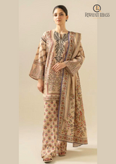 Summer Unstitched 3PCs Digital Printed Lawn Dress With Voile Dupatta RL-174