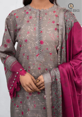 Summer Unstitched 3Pc Digital Printed Lawn Dress With Lawn Dupatta RL-170