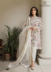 Summer Unstitchd 3PCs Lawn Embroidered Dress With Chiffon Dupatta RL-192