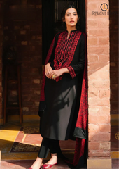 Summer Unstitched 3PCs Lawn Embroidered Dress with Silk Duppata RL-183