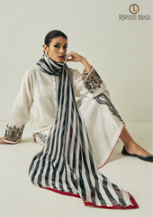 Summer Unstitched 3PCs Lawn Embroidered Dress With Organza Dupatta RL-187