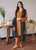 3PC Dhanak suit with Embroidered Shawll-RL1053