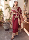 3 PC Silk Embroidered With Jaquard Duppatta-RL913