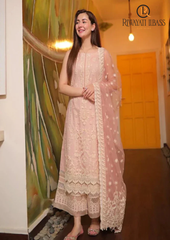 3PCs SUMMER HEAVY EMBROIDERED LAWN DRESS RL-1006