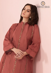 3PCs SUMMER EMBROIDERED LAWN DRESS RL-1007